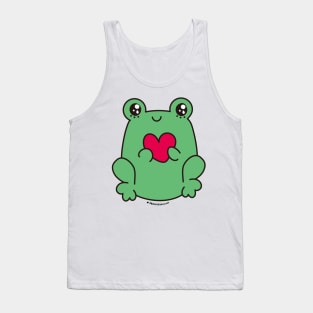 cute frog, kawaii frog cartoon Tank Top